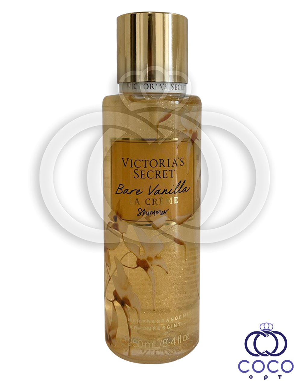 Парфумований спрей міст для тіла Victoria's Secret Bare Vanilla La Creme Shimmer 250 ml