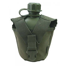 Підсумок з флягою (0,95 л) Kombat UK Tactical Water Bottle олива