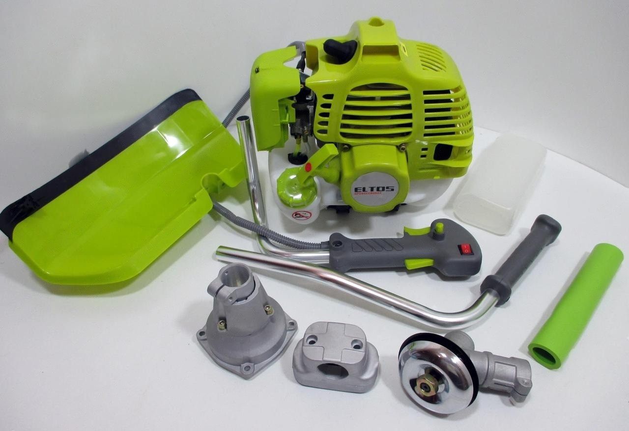 Бензокоса Eltos БГ-5500 (5500W, 4 насадки, посилена штанга, НІМЕЧЧИНА)