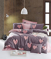 Постільна білизна Lotus Home Perfect Ranforce - Hearts сімейний