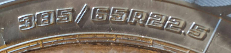 Шина вантажна б у 385-65R22.5 GOODYEAR FUELMAX T (Рулевая), фото 6