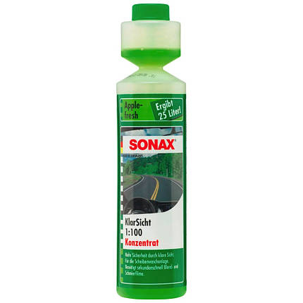 Засіб в бачок омивача 1:100 (яблуко) - Sonax Apple Fresh, 250 мл. (372141), фото 1