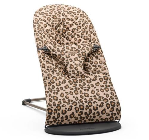 BabyBjorn - Крісло-шезлонг Bouncer Bliss Cotton, Beige/Leopard (бежевий/леопард)