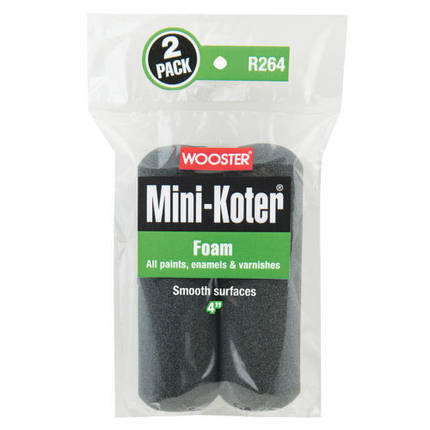 Комплект міні-валиків Wooster Foam Mini-Koter поролон 10 см, фото 1