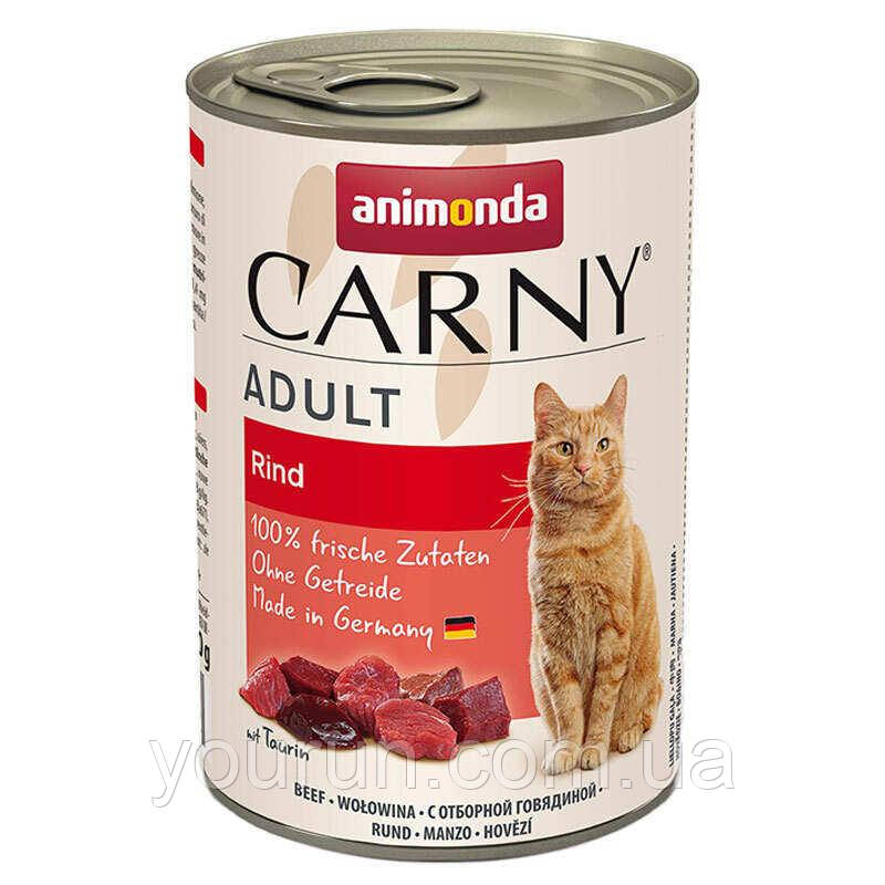 Animonda (Анімонда) Carny Adult Beef вологий корм для кішок (яловичина) 400 гр, фото 1