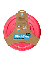 Игровая тарелка для апортировки PitchDog, диаметр 24 см, розовый