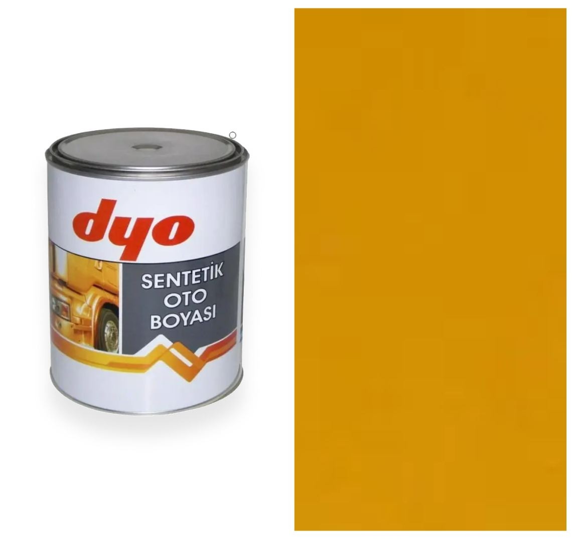 Автомобільна алкідна фарба Dyo 1028 жовта 1л, фото 1