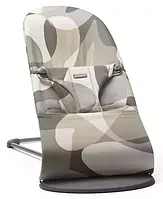 BabyBjorn - Кресло-шезлонг Bouncer Bliss Cotton, Khaki/Green Print