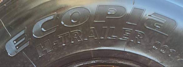 Шини вантажні б у 385-65R22.5 BRIDGESTONE ECOPIA H-TREILER 001 причепні, фото 4