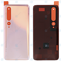 Задняя панель корпуса (крышка аккумулятора) для Xiaomi Mi 10 5G (M2001J2G, M2001J2I), оригинал Золотистый