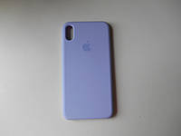 Силіконовий чохол для телефона iPhone XS Max бузкового кольору