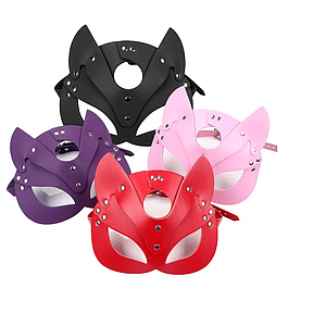 Маска кішки карнавальна маскарадна для вечірки Cat Ear BDSM фетиш маска BDSM фетиш маска