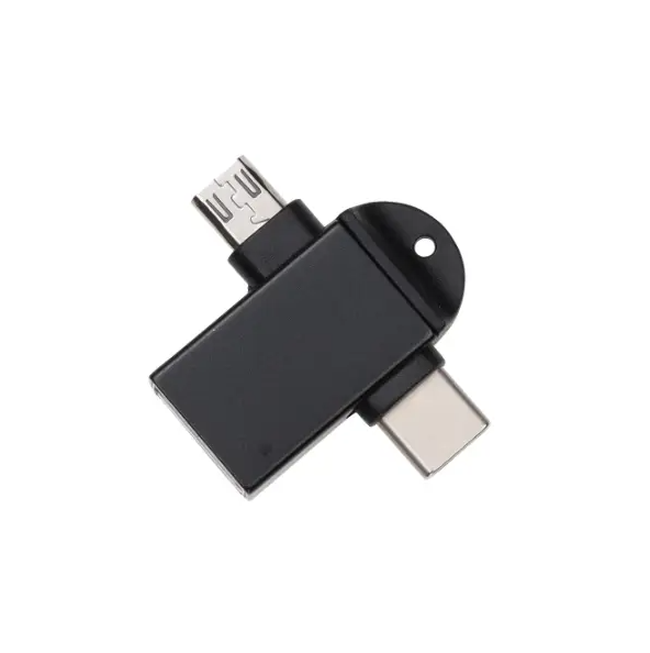 Адаптер 2 в 1 Type-C MicroUSB USB-3.1 OTG Перехідник для Android Huawei Перетворювач Передачів даних