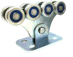 Опора роликова для балки 70×60х3/3,6/4.0 (до 500 кг, 301 підшипник)