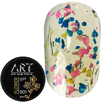 ART Flower Gel №001 - гель с сухоцветами, 5 мл