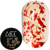 ART Flower Gel №014 - гель с сухоцветами, 5 мл