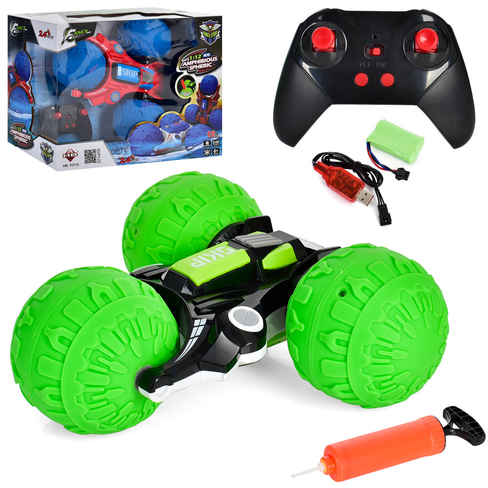 Машинка на радіокеруванні SL12A01-02 надувні колеса, фото 1