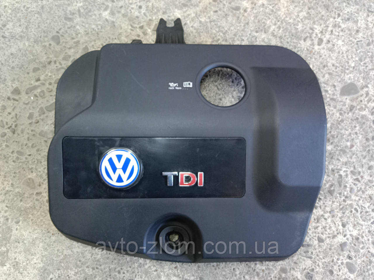 Декоративна кришка двигуна Volkswagen Sharan. Шаран. 1.9 TDI. 7M3103925B.