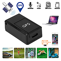 Трекер слежения GPS маячок 07GF GSM/GPRS устройство для слежки с SIM картой, микрофон Black AGR