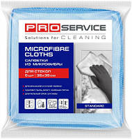 Серветки з мікрофібри для скла 5шт Pure glass, PROservice, Арт.38011