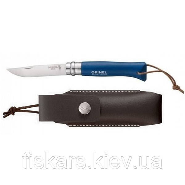 Ніж із чохлом Opinel Trekking №8 VRI Blue (001891)