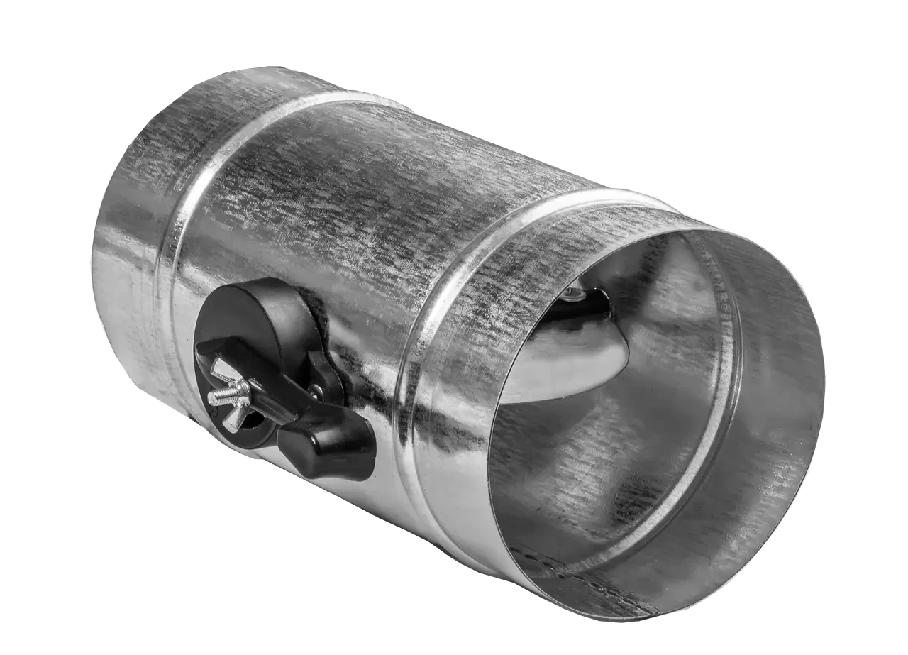 Дросель клапан круглий оцинкований для системи вентиляції