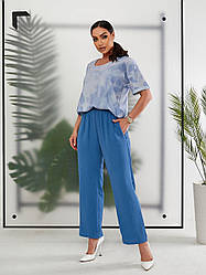 Костюм жіночий прогулянковий - туніка та штани розміри: 48-50,52-54,56-58