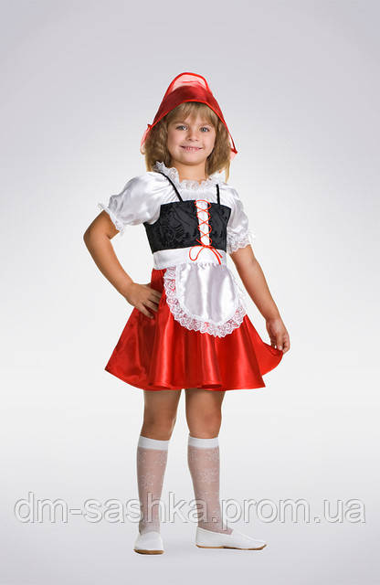 Детский карнавальный костюм Красная шапочка - фото 1 - id-p10259266