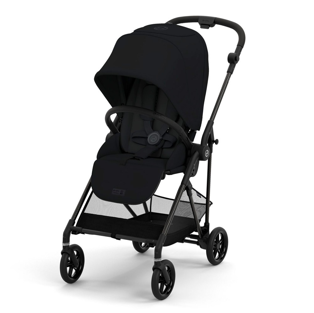 Cybex - Прогулянкова коляска Melio Carbon (Moon Black)