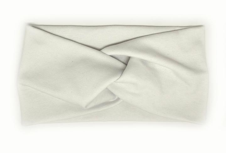 Пов'язка на голову жіноча біла, фото 1