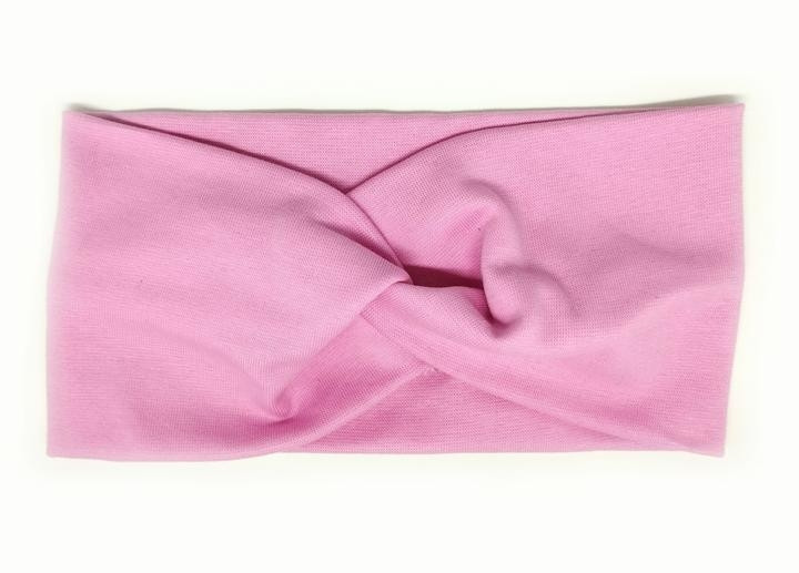 Пов'язка чалма на голову рожева, фото 1