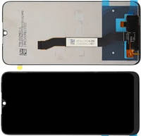 Дисплей Xiaomi Redmi Note 8T модуль в сборе с тачскрином, черный, Original (переклеенное стекло)