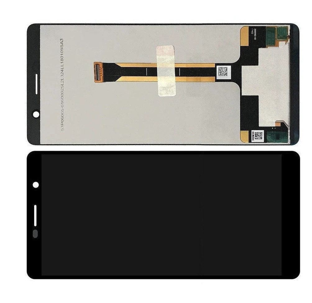 Дисплей Nokia 7 Plus Dual SIM модуль в зборі з тачскріном, чорний