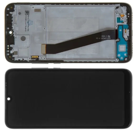 Дисплей Xiaomi Redmi 7 модуль в зборі з тачскріном, чорний, з рамкою, HC