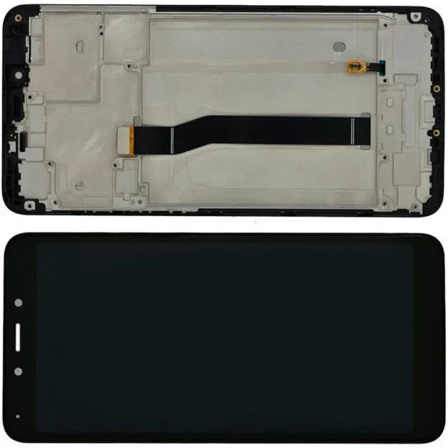 Дисплей Xiaomi Redmi 6 / 6A модуль в зборі з тачскріном і рамкою, Original PRC, чорний