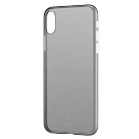 Чехол Baseus для iPhone X Wing Case, Trasparent Black (WIAPIPHX-01)