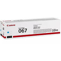 Картридж лазерный Canon 067 MF651Cw/MF655Cdw/MF657Cdw/LBP631Cw/LBP633Cdw Cyan (1250 стр.) (5101C002)