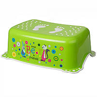 Детская подставка-ступенька BearandFriend 2K Maltex 5344_60 зеленый, World-of-Toys