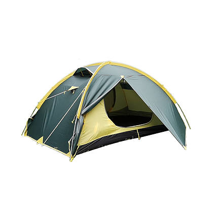 Палатка Tramp Ranger 3 (v2) тримічна, зелена TRT-126 Original, фото 1