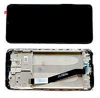 Дисплей Xiaomi Redmi 9 модуль в сборе с тачскрином и рамкой, Original PRC, черный