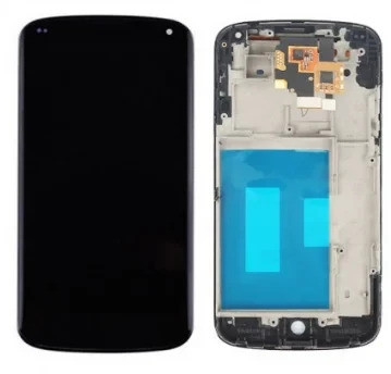 LG Nexus 4 E960 дисплей сенсор тачскрін модуль з РАМКОЮ