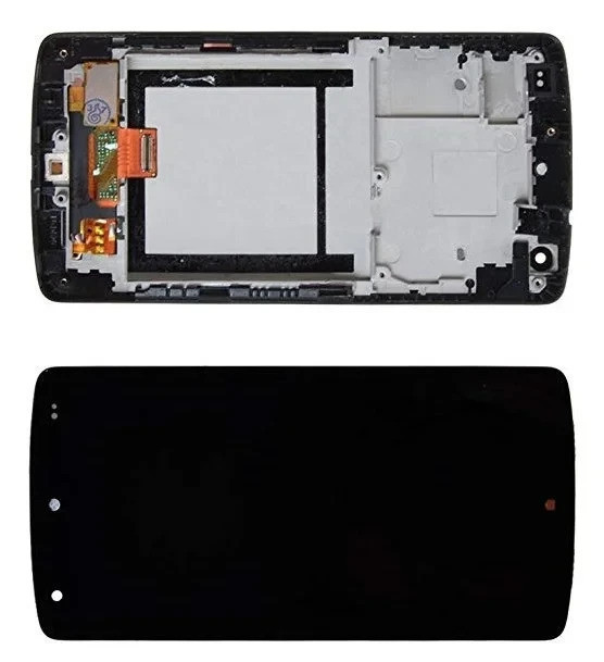 LG Nexus 5 D820 D821 D822 дисплей в сборе с тачскрином модуль с рамкой черный - фото 1 - id-p316631652