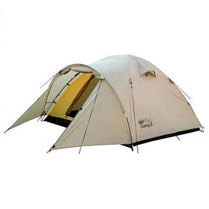 Палатка туристична 2 місця з тамбуром Tamp Lite Camp 2 TLT-010-sand Original, фото 1