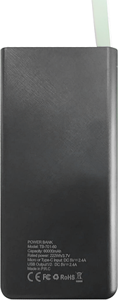 Power Bank Tehno Bit TB-701-60 60000mAh 2.4A 2USB LED (ліхтар), фото 3