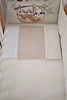 Комплект з бортиками в дитяче ліжечко Baby Veres Lazy sloth New 217.07.1, фото 6