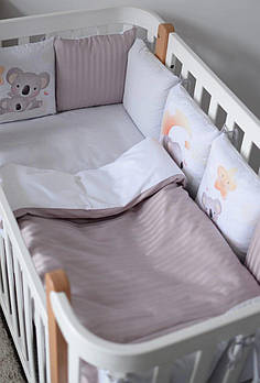 Постільний комплект із бортиками Baby Veres Koala 220.45