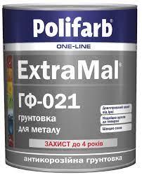 Polifarb ExtraMal ГФ-021 сірий 0,9 кг