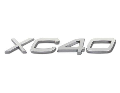 Шильдик емблема напис на багажник VOLVO XC40  Вольво ХС40  колір хром