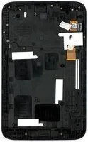 Дисплейний модуль для планшета Lenovo IdeaTab A1000L в зборі з тачскріном чорний, з рамкою