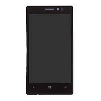 Nokia Lumia 925 дисплей в сборе с тачскрином модуль черный